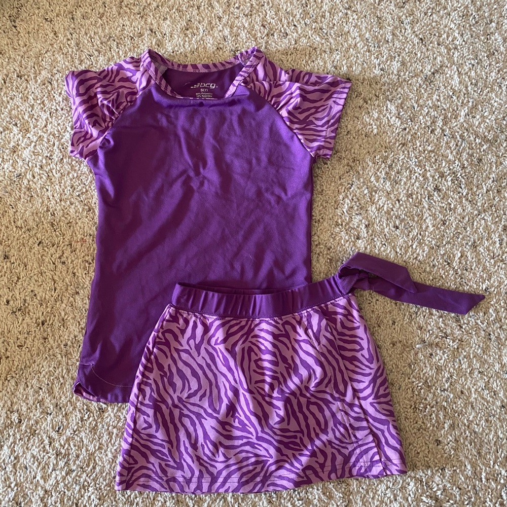 BCG shirt and skirt set